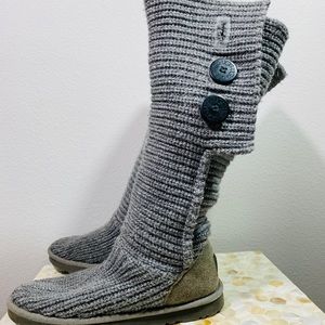 UGG Cardi Knit Sweater Boots